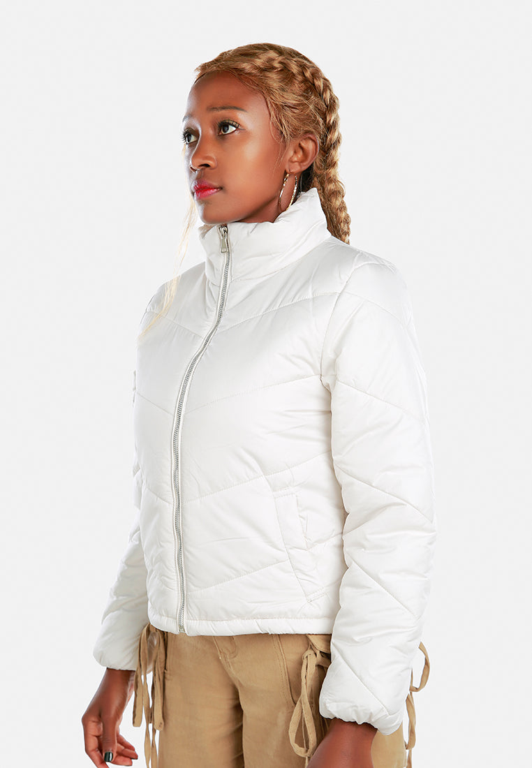 happening drawstring-waist jacket by ruw#color_off-white