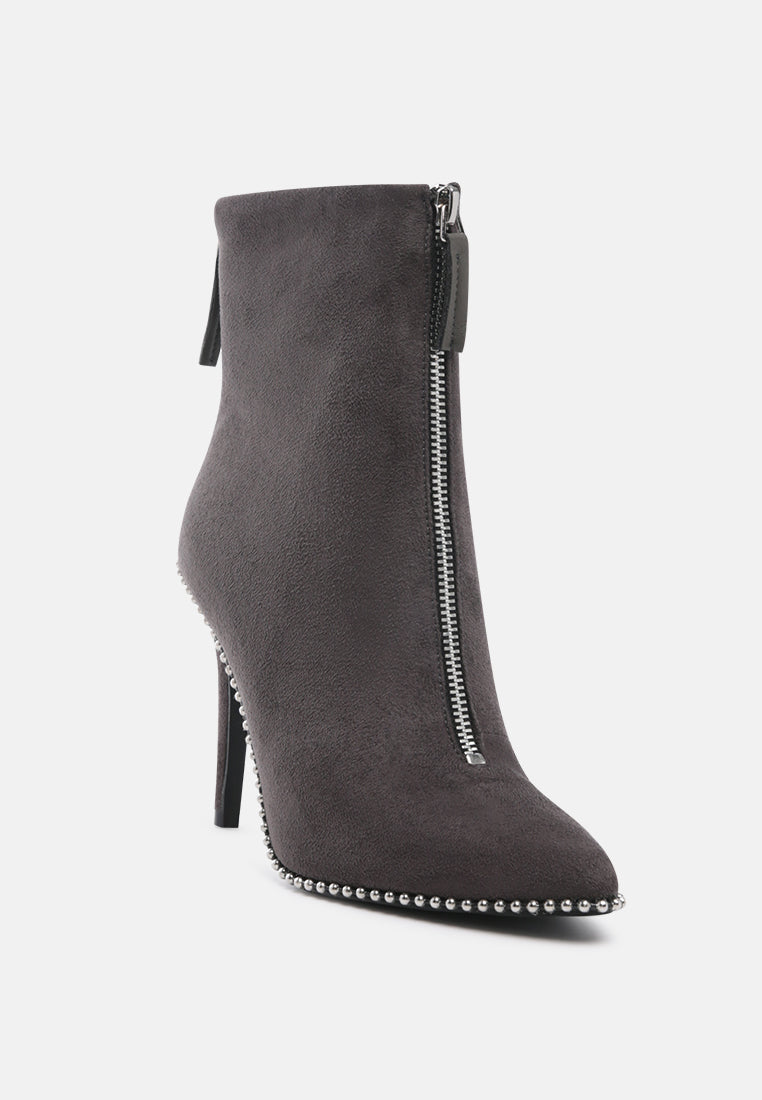 harper elegant comfortable boots for women#color_grey