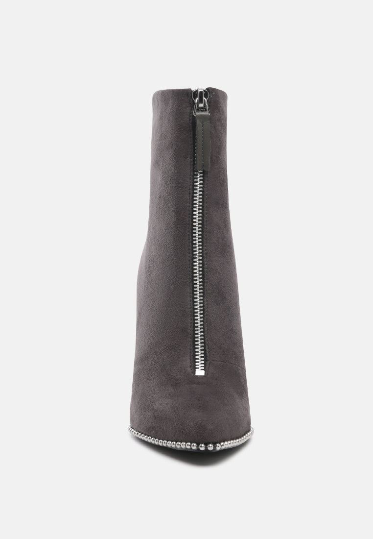 harper elegant comfortable boots for women#color_grey