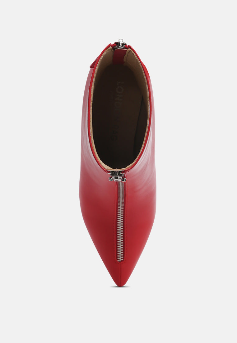 hazel elegant comfortable boots for women#color_red