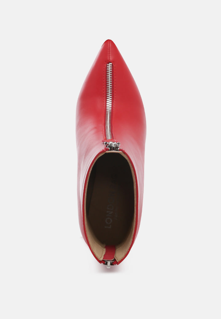 hazel elegant comfortable boots for women#color_red