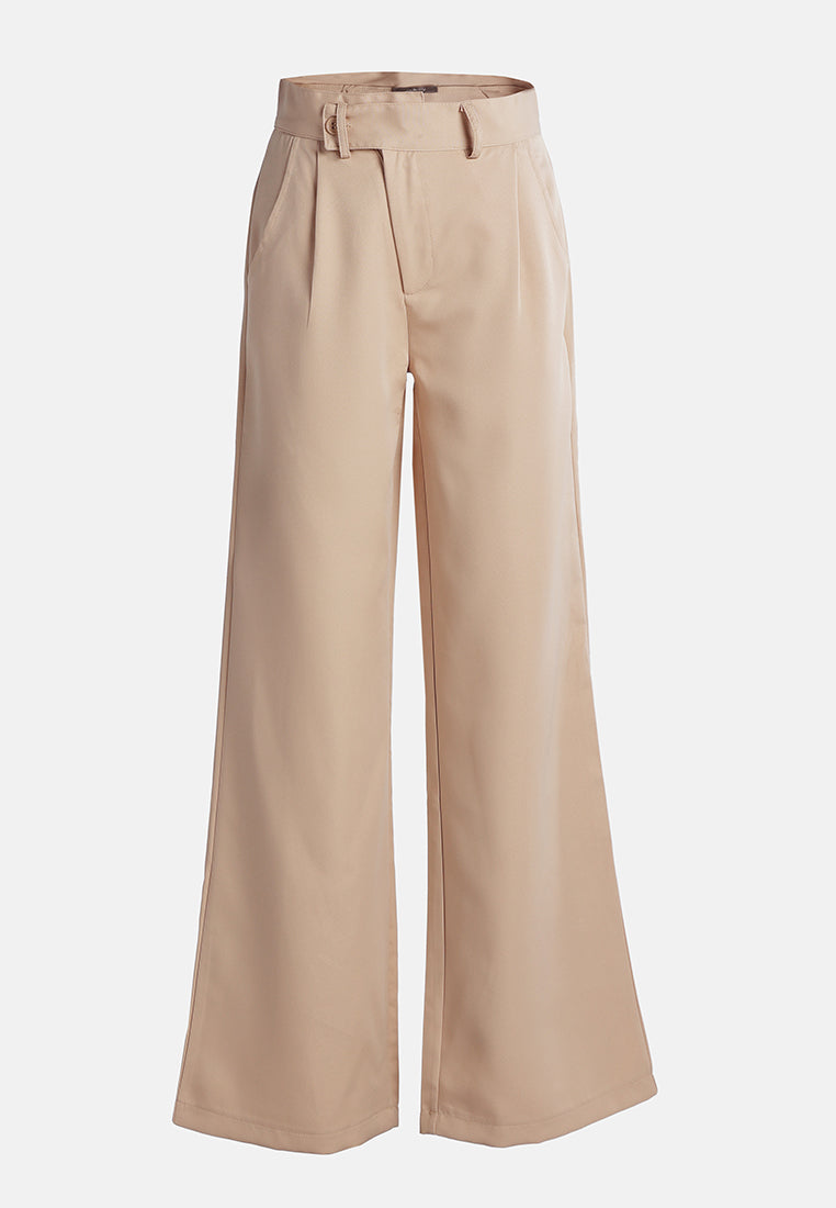 high waist flared pants by ruw#color_camel