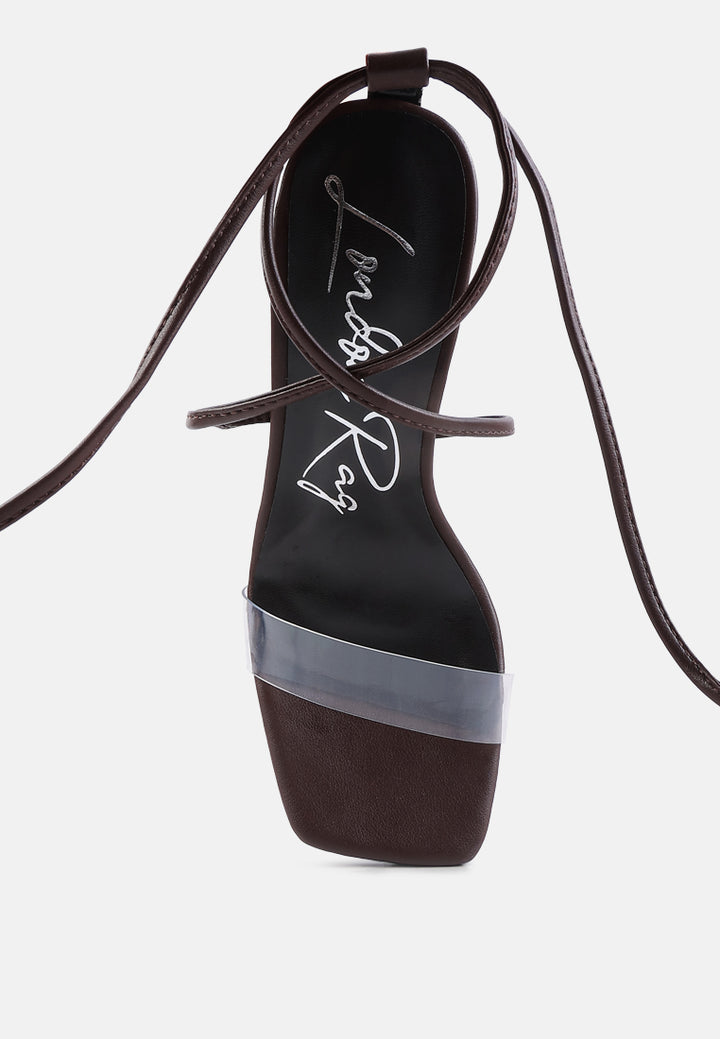 highcult strappy tie-up block heels#color_espresso