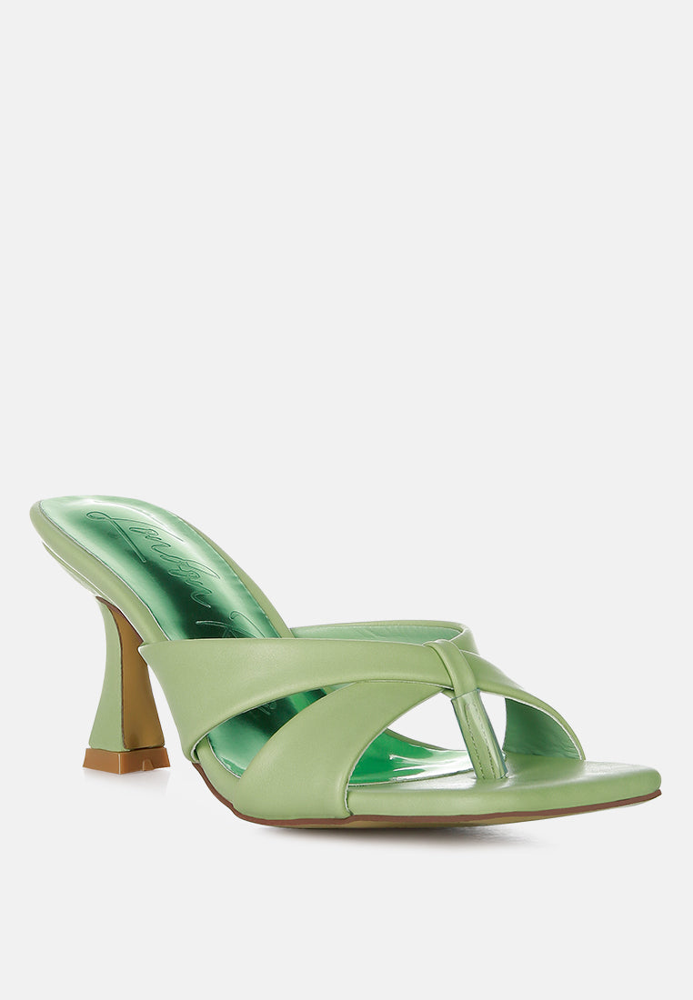highflip criss cross slip on thong sandals#color_green