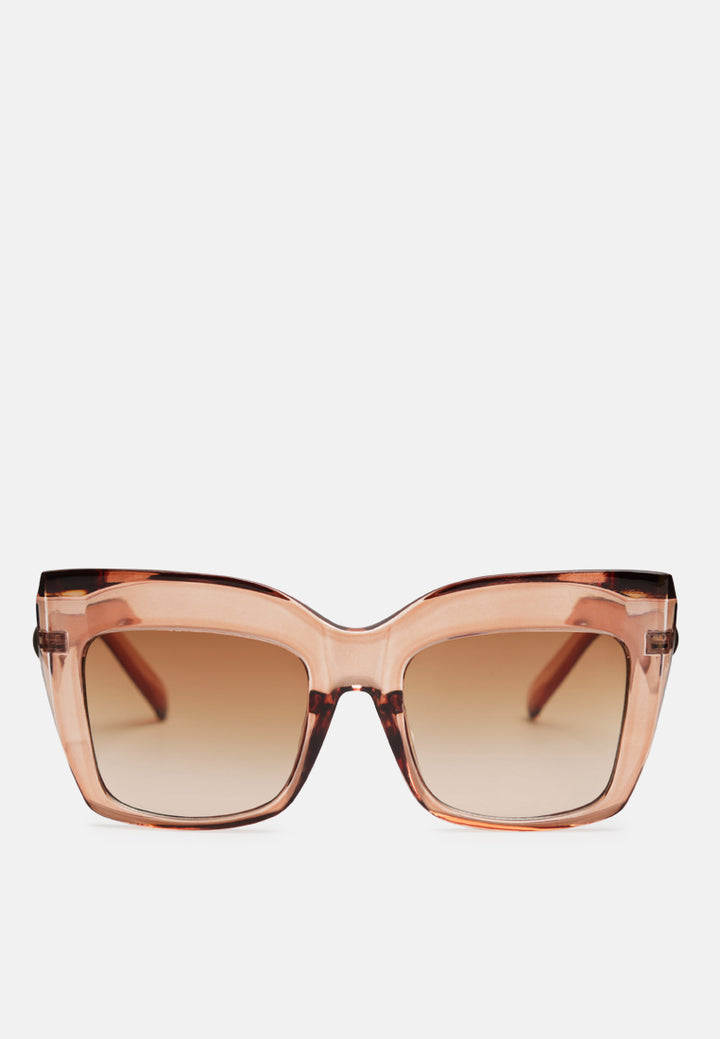 high gaze square framed sunglasses#color_tan
