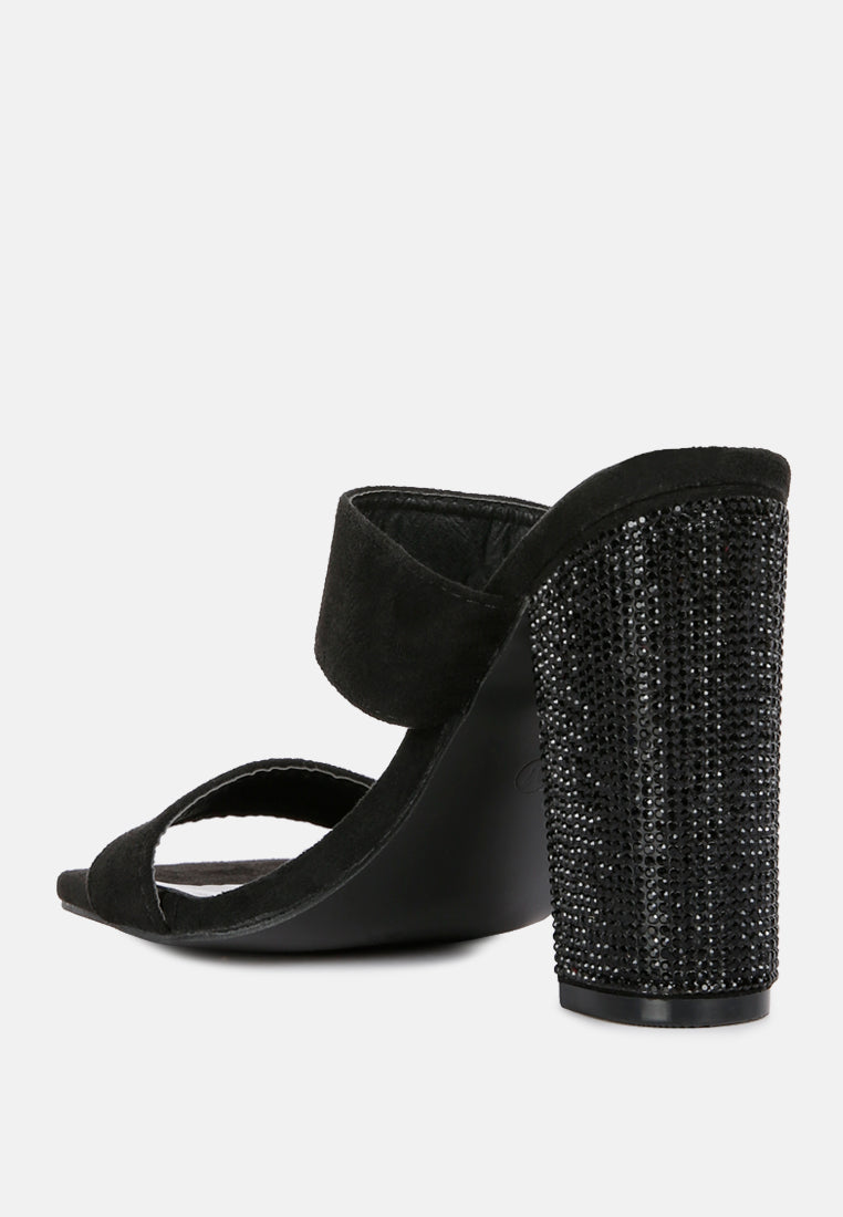 high sass rhinestone embellished sandals#color_black