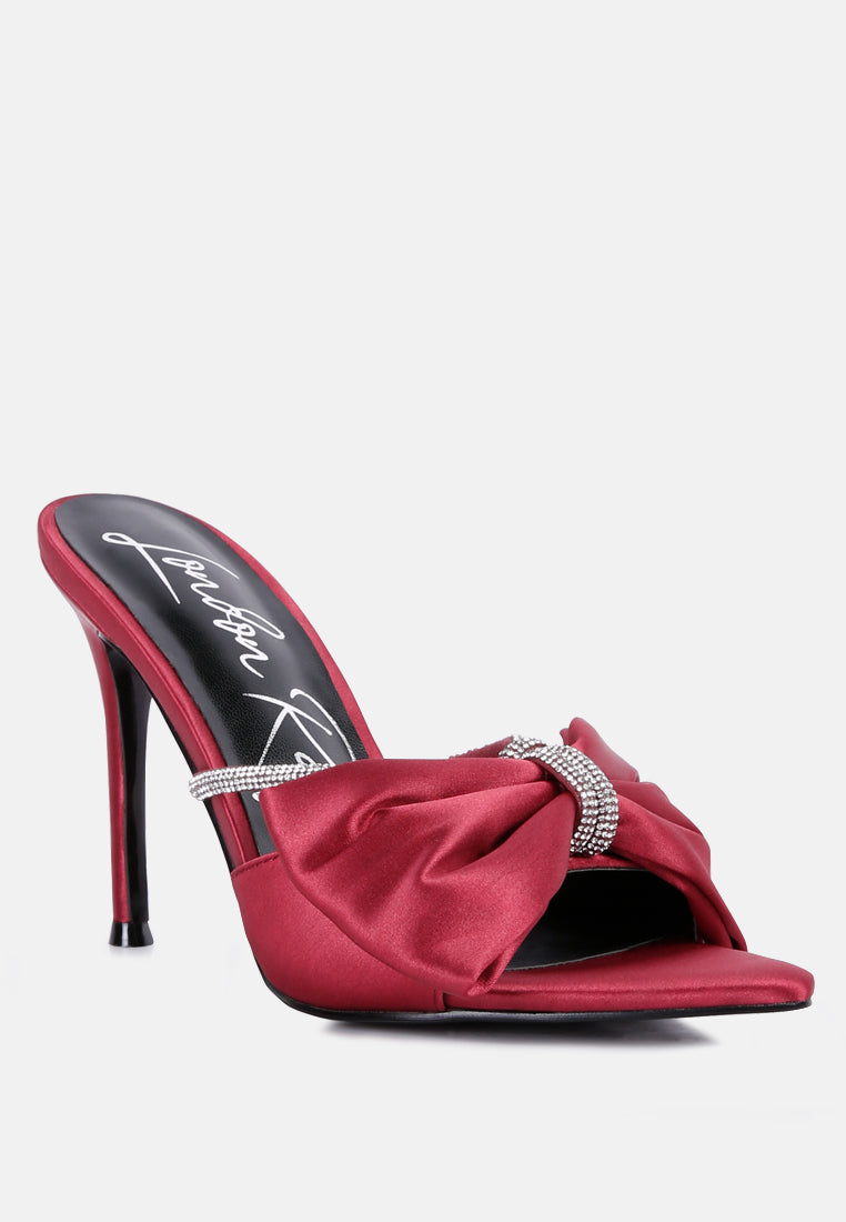 high tea rhinestone strap and bow embellished stiletto sandals#color_burgundy