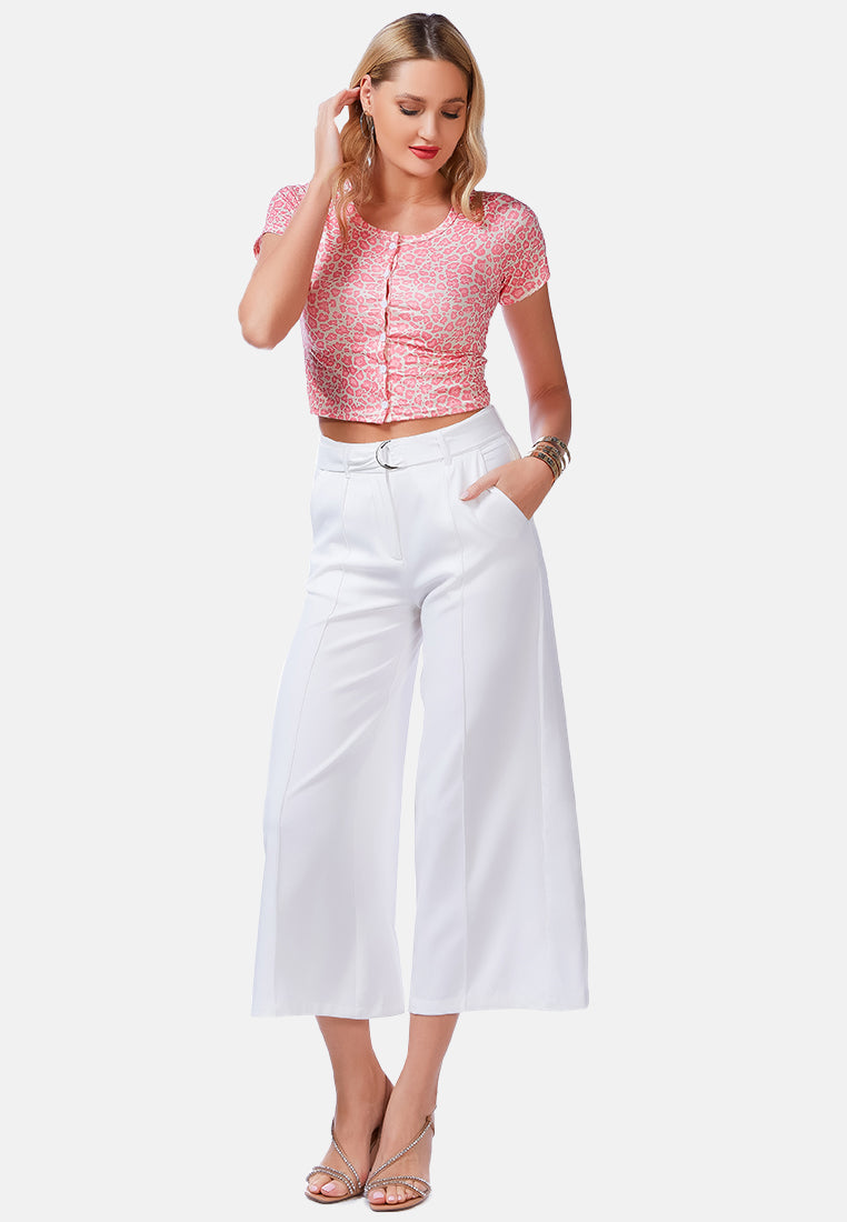 white wide leg flared trousers#color_white