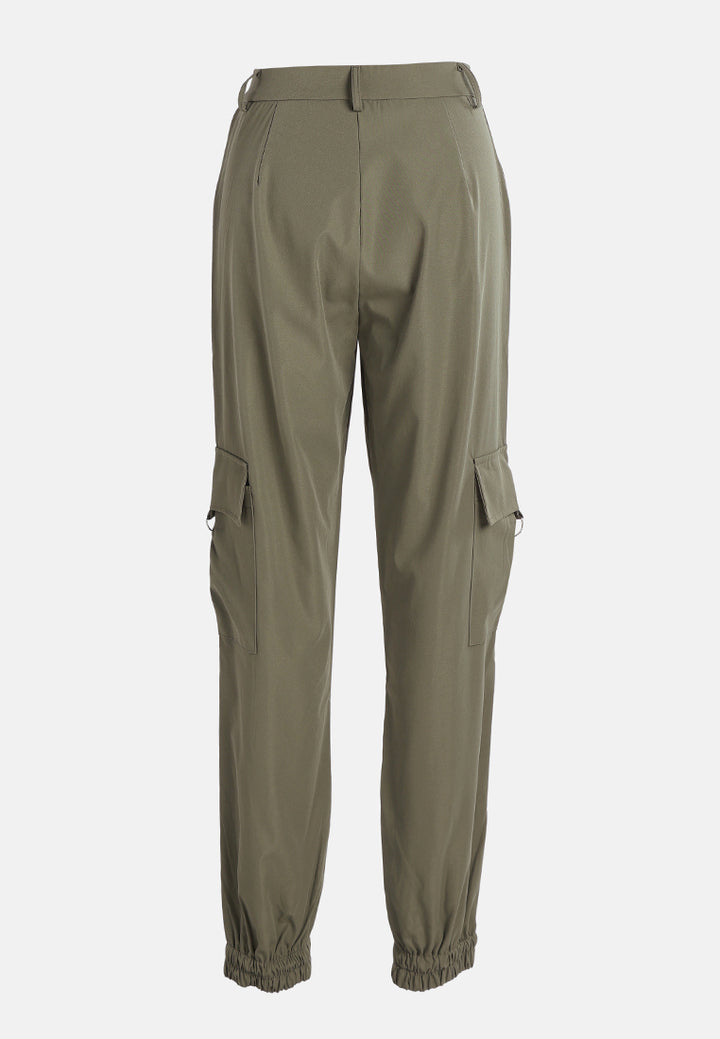 high waist cargo pants by ruw#color_stone