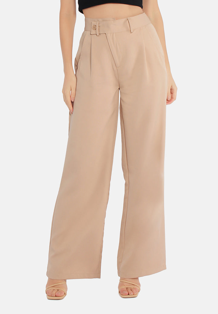 high waist flared pants by ruw#color_camel