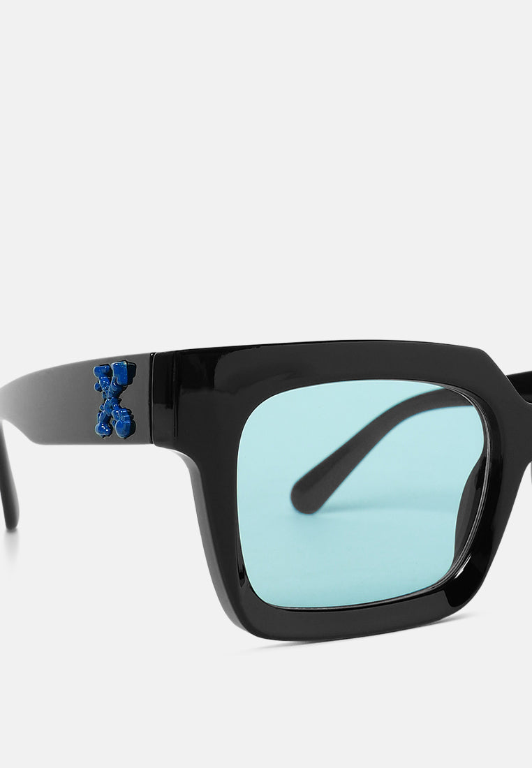 hip hop retro sunglasses#color_blue