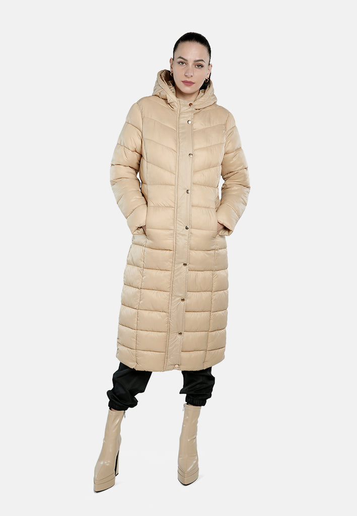 Puffy sale coat long