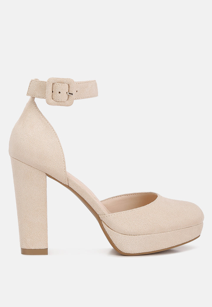 Inigo Interchangeable Ankle Strap Platform Sandals