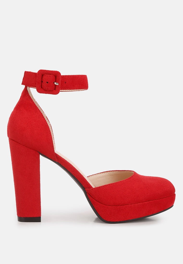  inigo interchangeable ankle strap platform sandals#color_red
