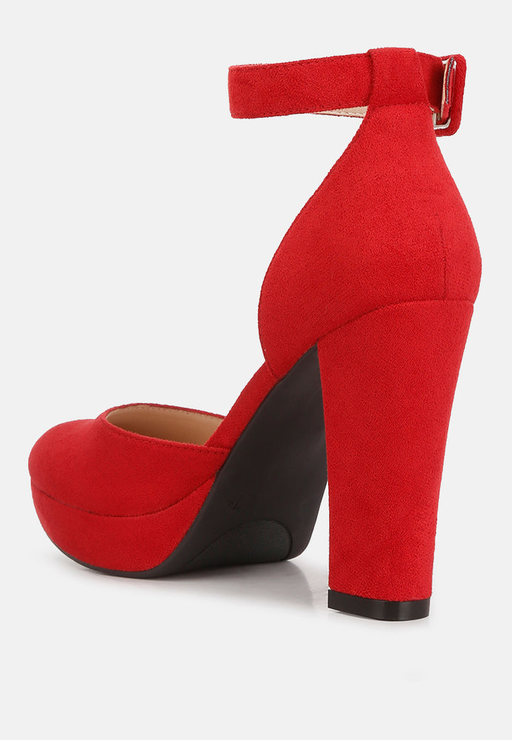  inigo interchangeable ankle strap platform sandals#color_red