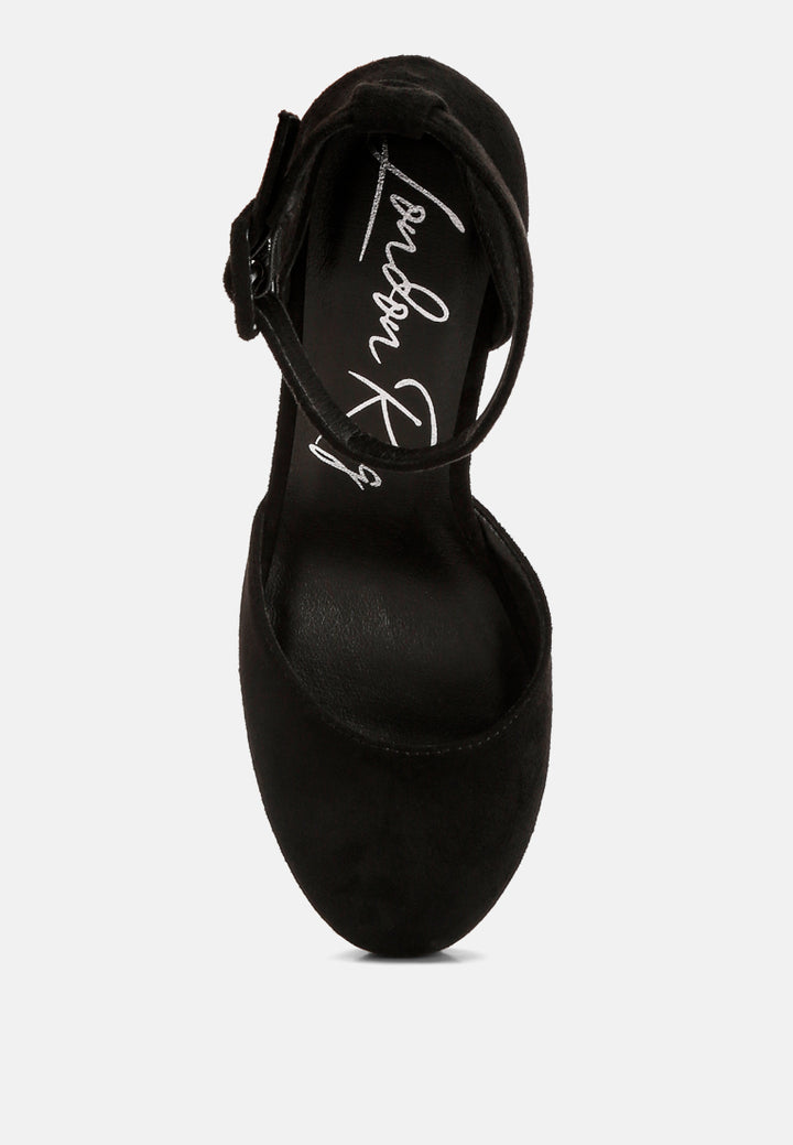  inigo interchangeable ankle strap platform sandals#color_black