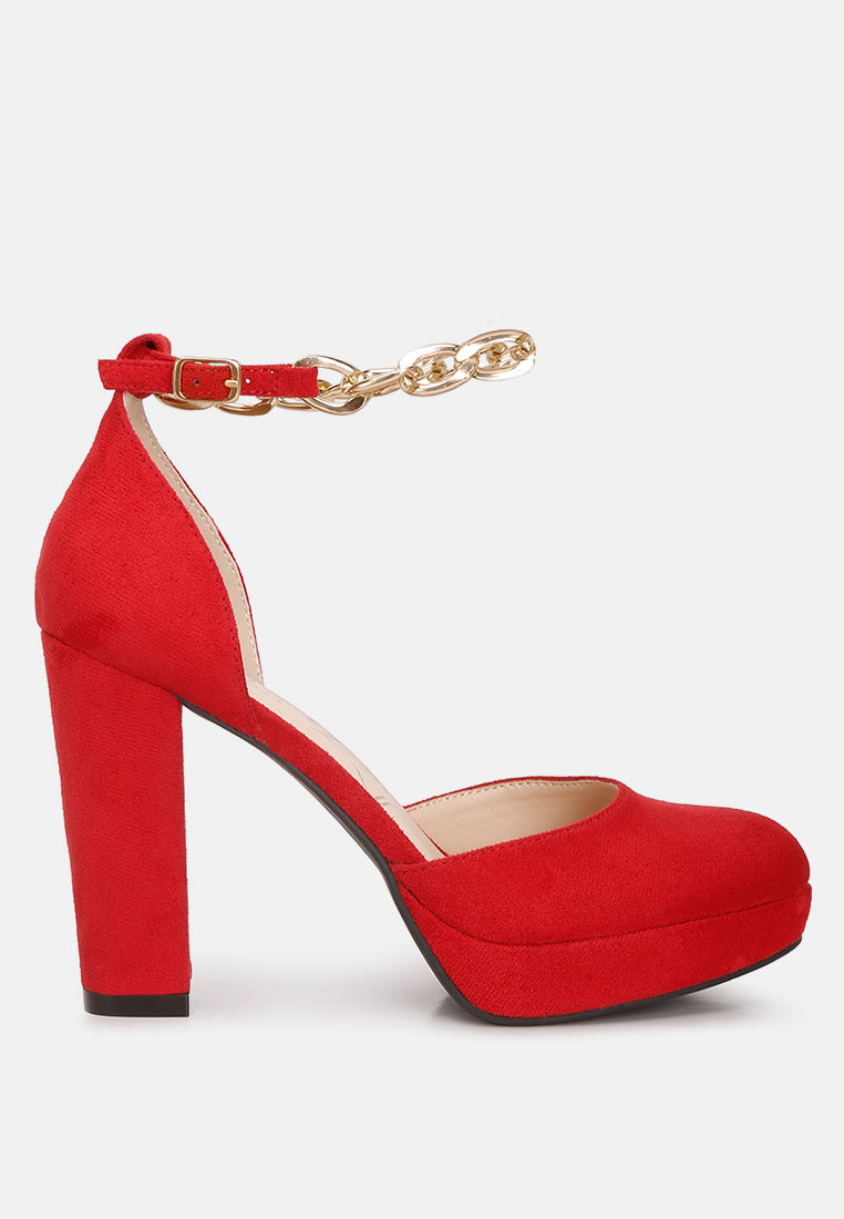 ankle strap platform heel sandals by ruw#color_red