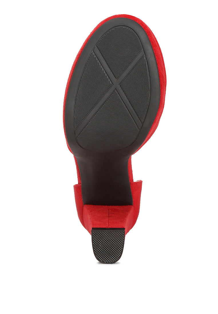 ankle strap platform heel sandals by ruw#color_red