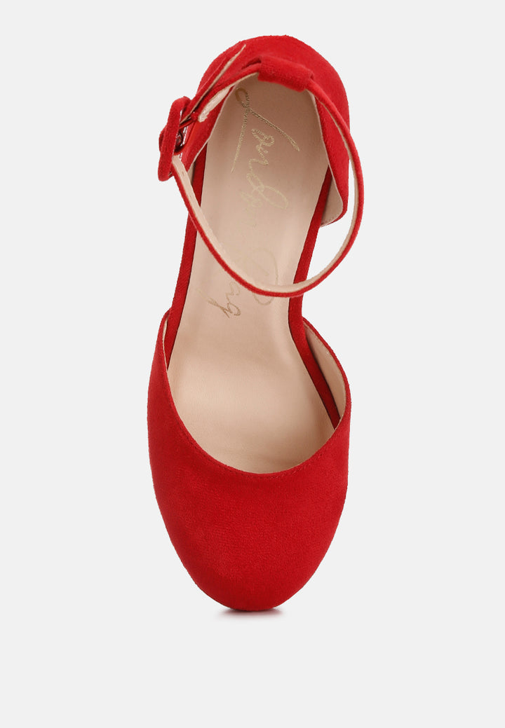  inigo interchangeable ankle strap platform sandals#color_red