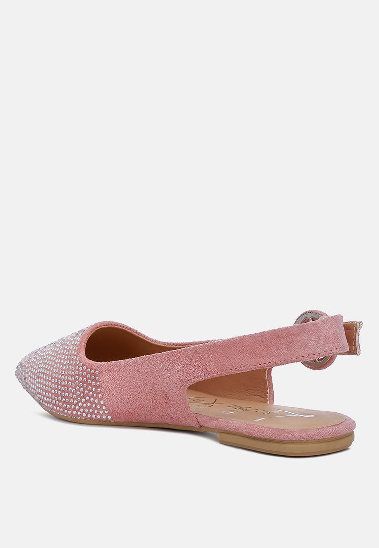 mules jarisa con tira trasera y adornos de pedrería#color_pink