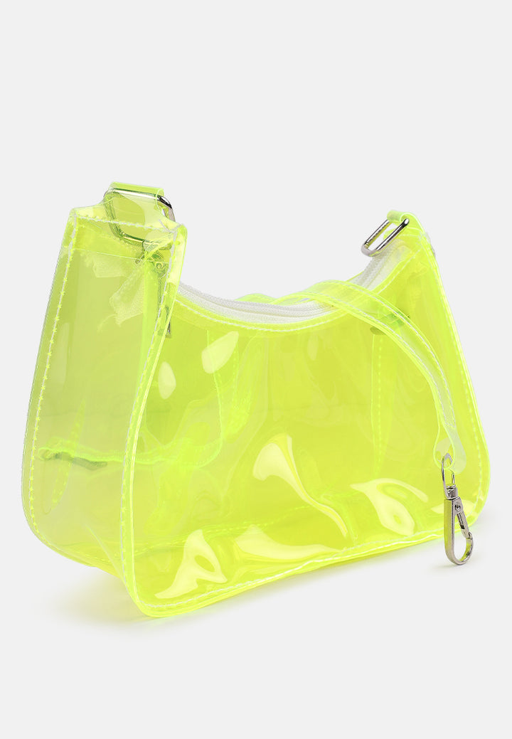 jelly baguette bag#color_green