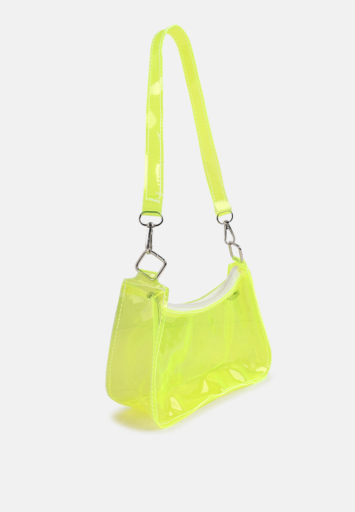jelly baguette bag#color_green