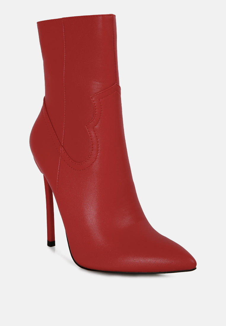 jenner high heel cowgirl ankle boot#color_red