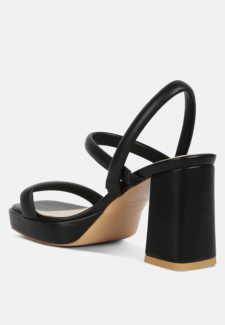 joslyn slingback block heel sandals by ruw#color_black