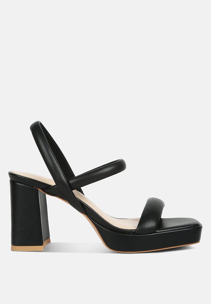 joslyn slingback block heel sandals by ruw#color_black