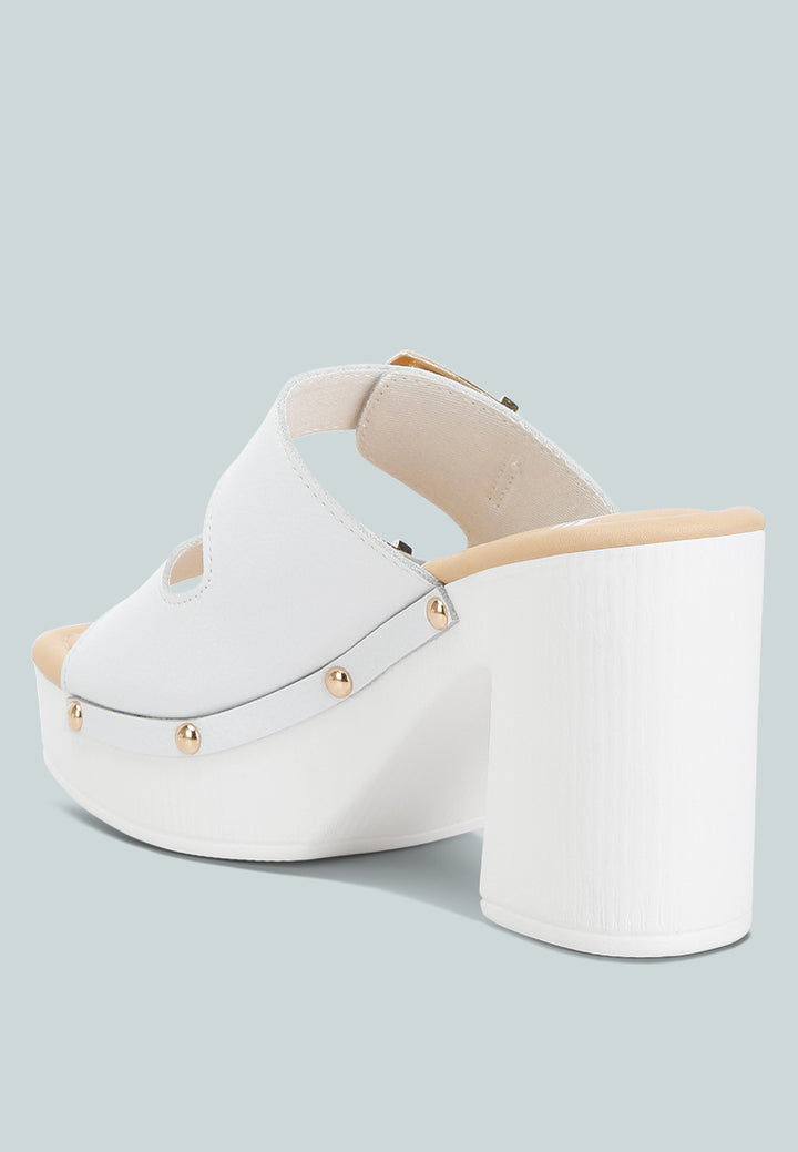 kenna dual buckle strap sandals#color_white
