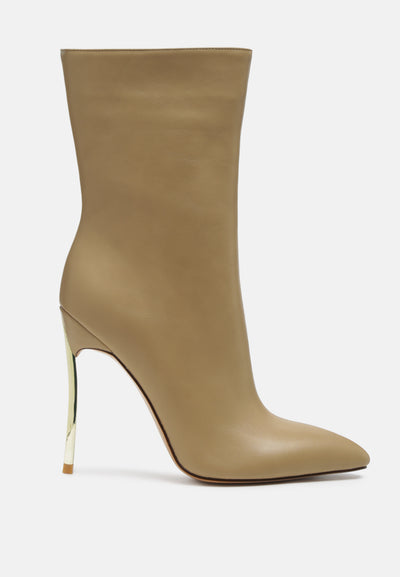 Buy Klayton Over The Ankle Stiletto Boots Online | London Rag USA