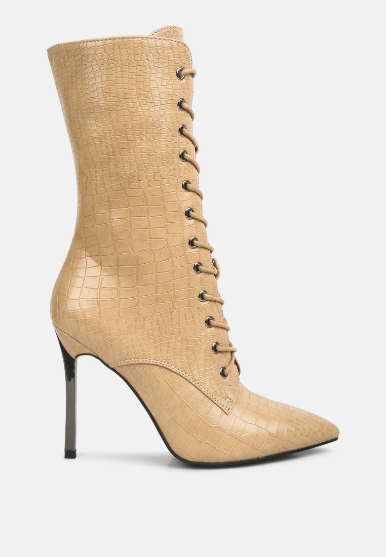 knocturn croc textured over the ankle boots#color_beige
