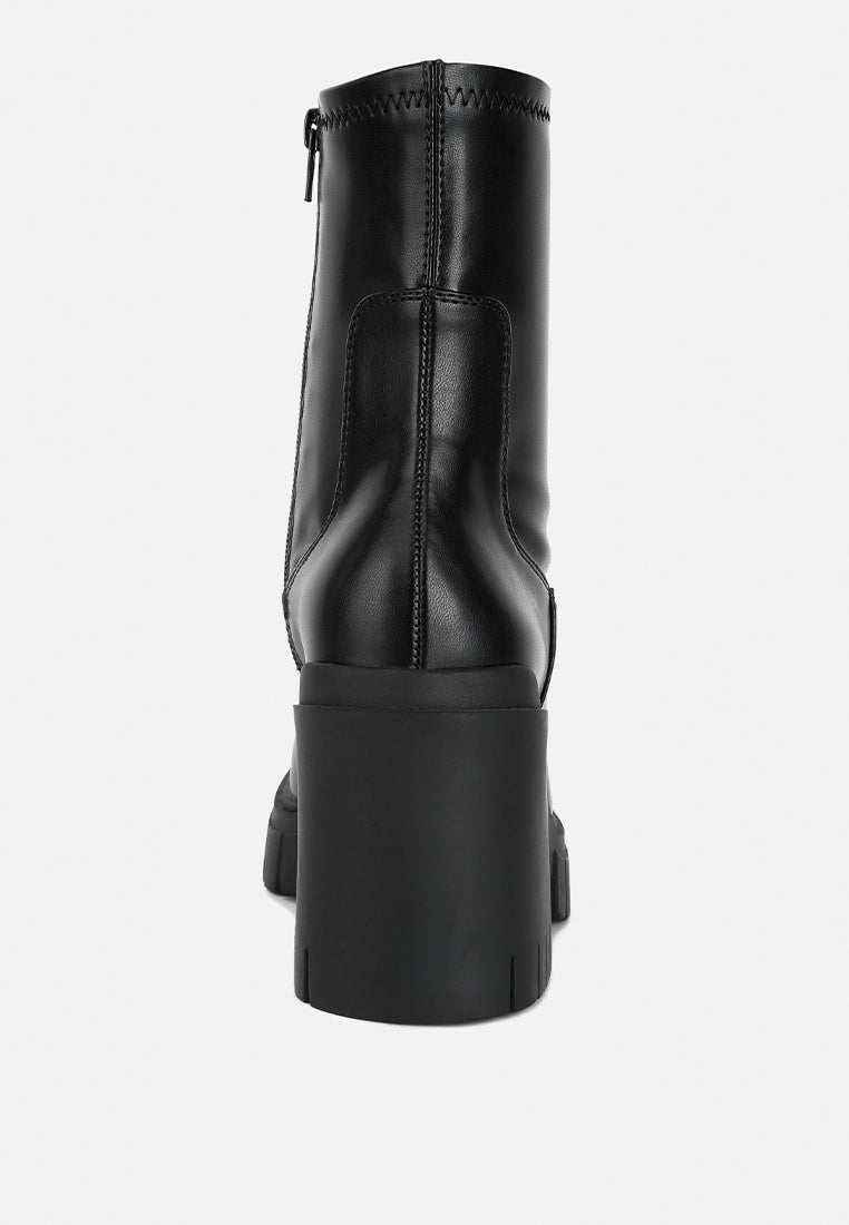 kokum faux leather platform ankle boots by ft#color_black
