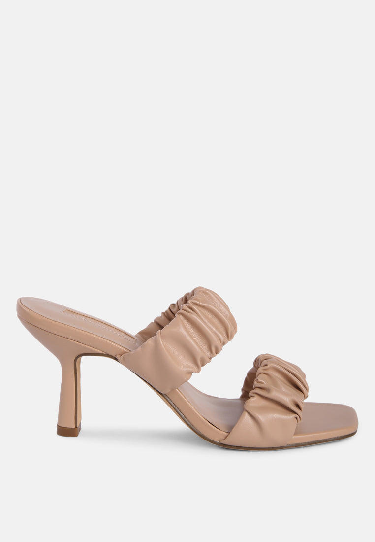 lady lynn gather around slip-on heeled sandals#color_nude