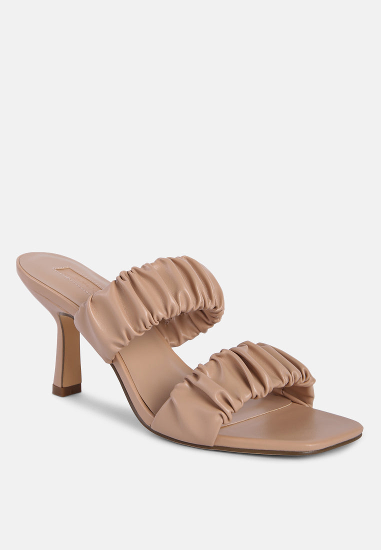 lady lynn gather around slip-on heeled sandals#color_nude