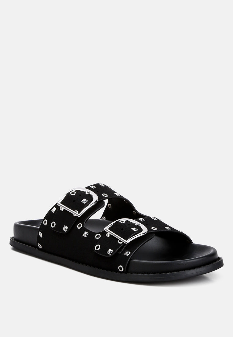lenny embellished sandals by ruw#color_black