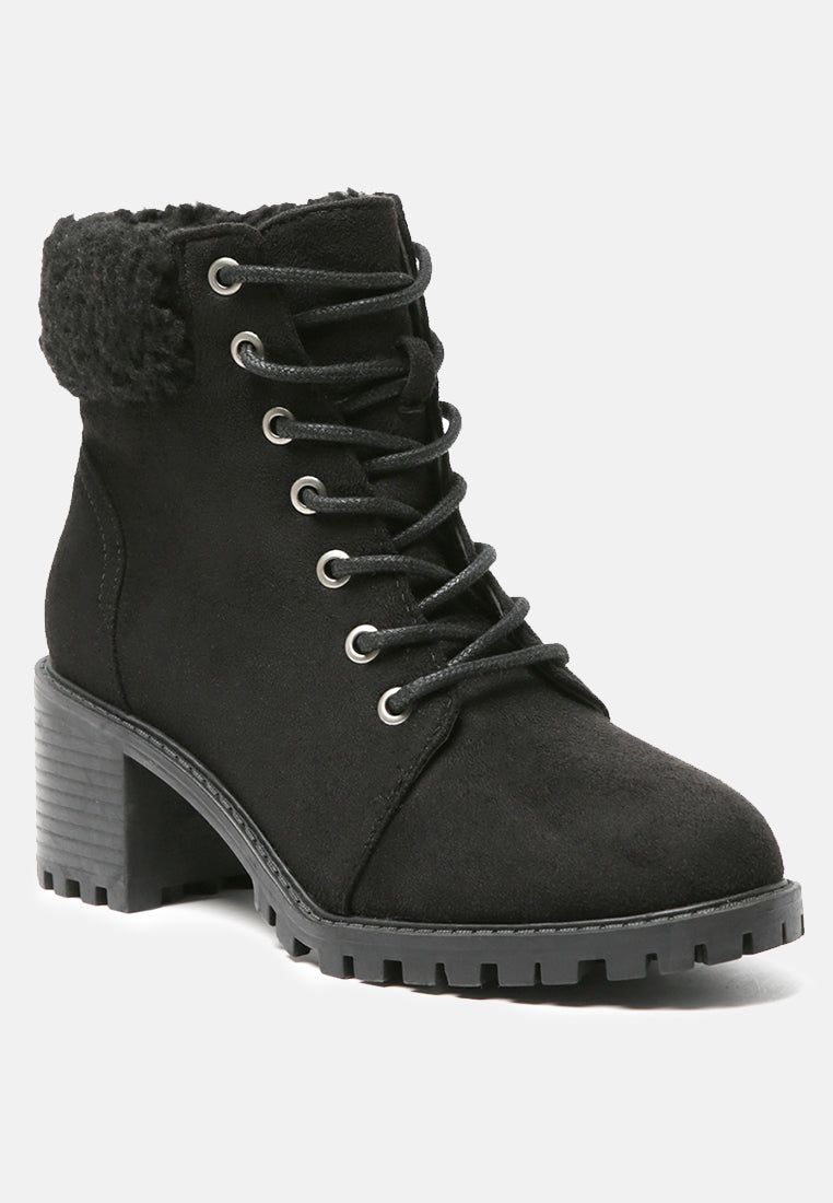 leonna cushion collared lace-up boots#color_black