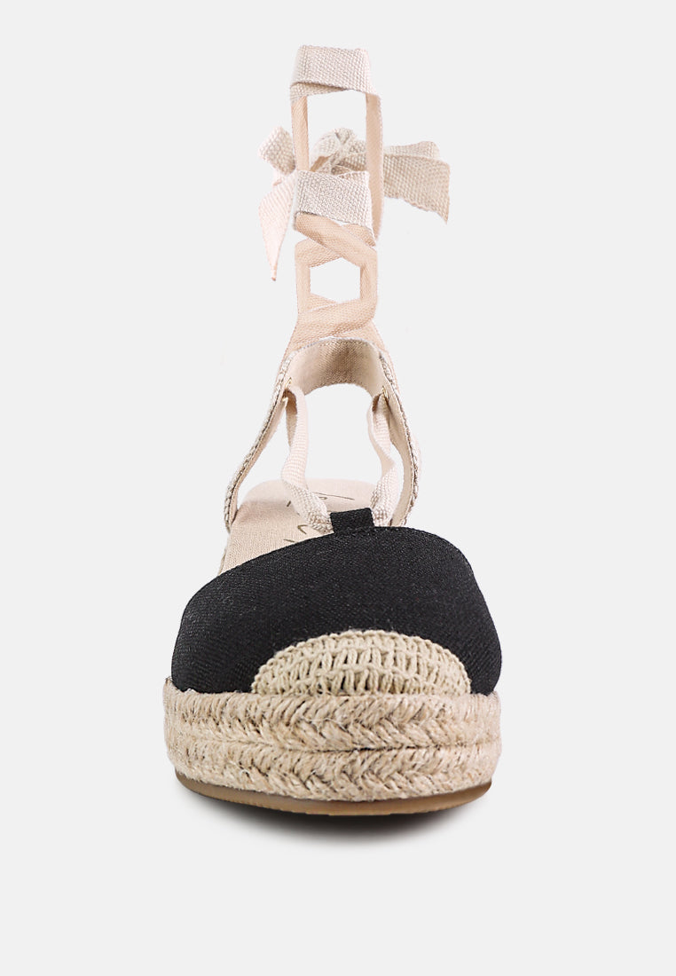 Little Mary Strappy Wedge Heel Sandals By RAG