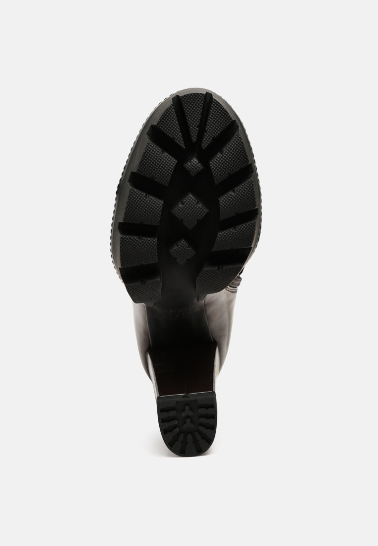 lobra high heel lace up ankle boots#color_dark-brown