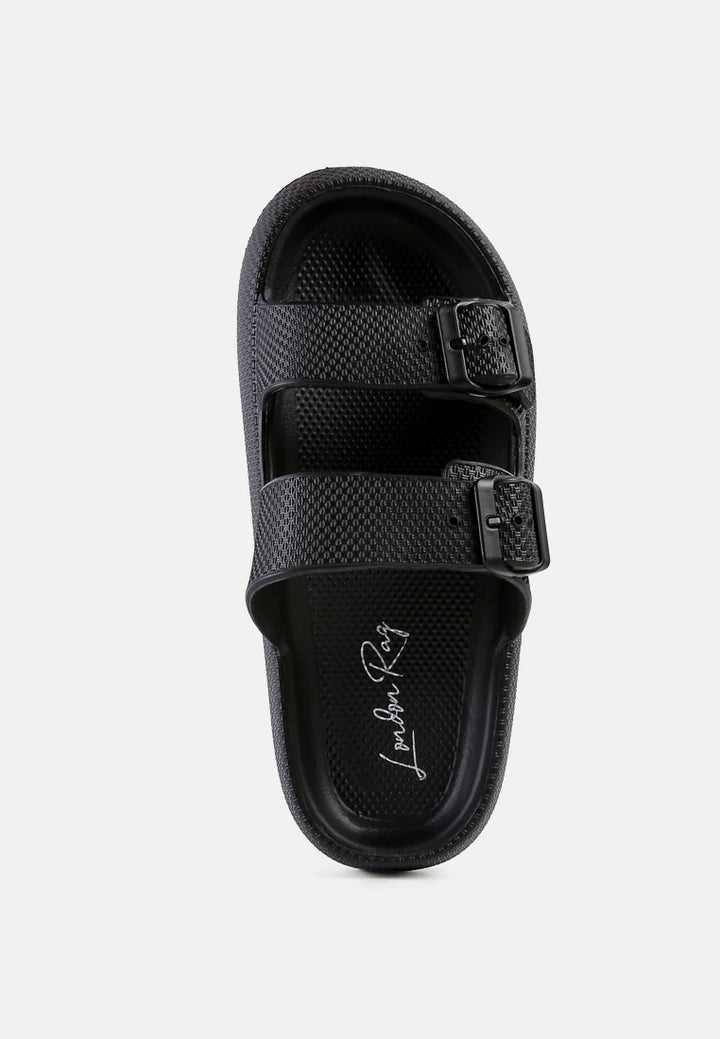 loma hovercraft buckled slides#color_black