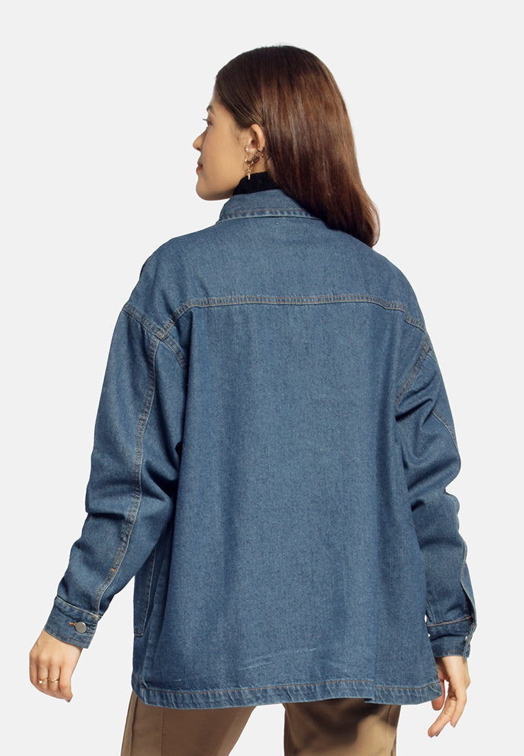 long denim jacket#color_mid-blue