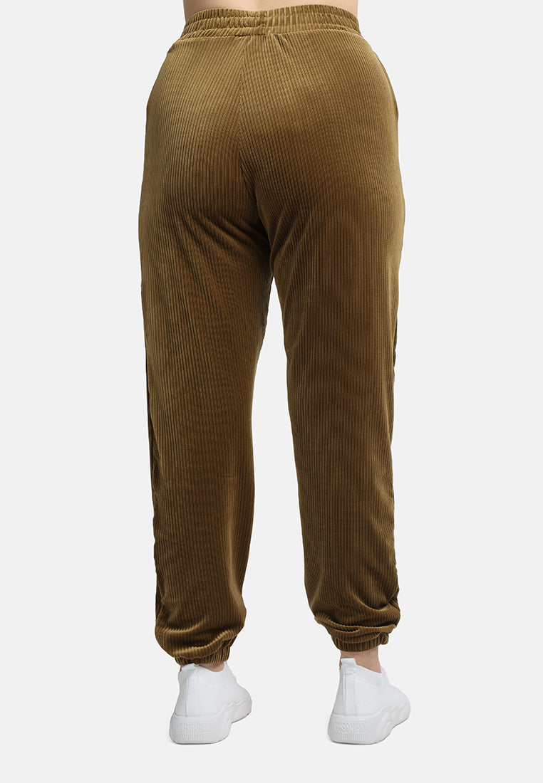 loungewear corduroy pants by ruw#color_army-green