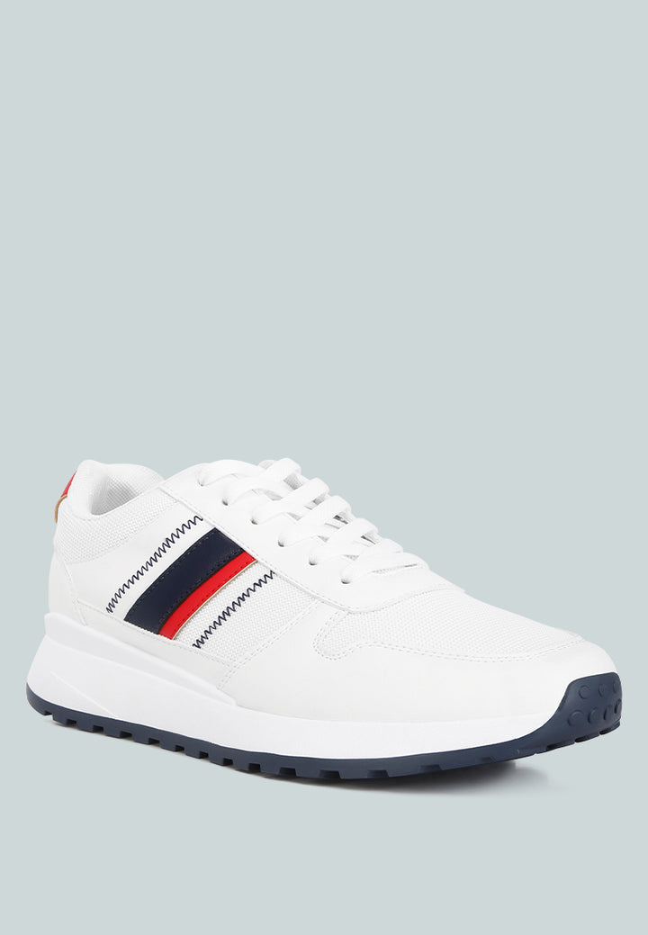 lug sole casual sneakers#color_white