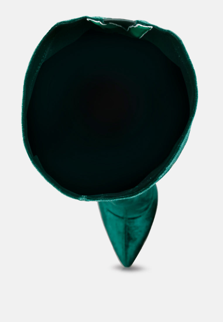 madmam stretch high heel velvet boot#color_green