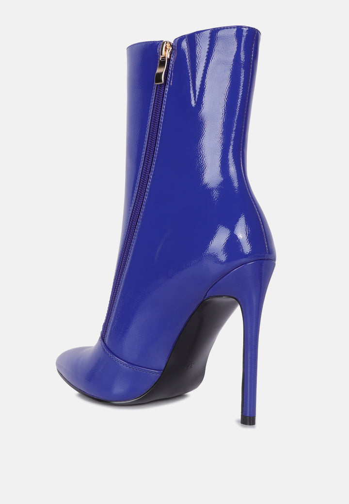 mania high heeled ankle boots#color_dark-blue