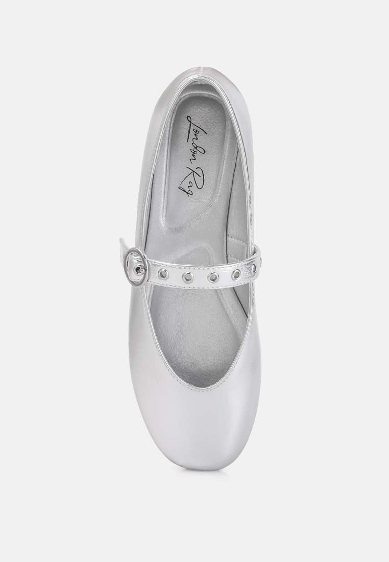 mary jane ballerinas by rag#color_silver