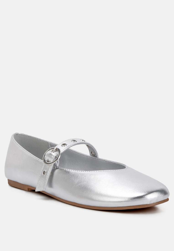 mary jane ballerinas by rag#color_silver