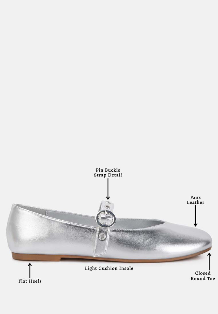mary jane ballerinas by ruw#color_silver