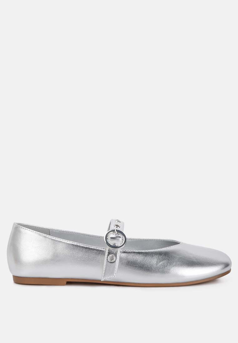 mary jane ballerinas by rag#color_silver