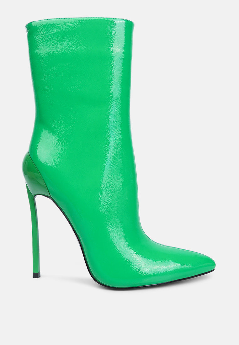 mercury stiletto ankle boots#color_green